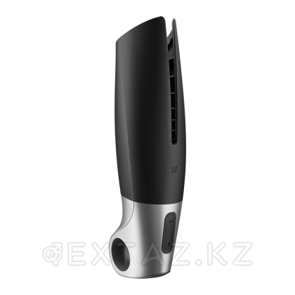 Мастурбатор с вибрацией Satisfyer Power Masturbator черно-серебристый от sex shop Extaz фото 2