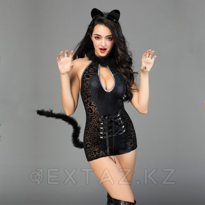 Костюм сексуальной кошечки (платье с хвостиком, ободок) от sex shop Extaz