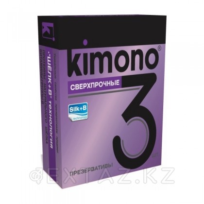 ПРЕЗЕРВАТИВЫ KIMONO (сверхпрочные) 3 шт. от sex shop Extaz