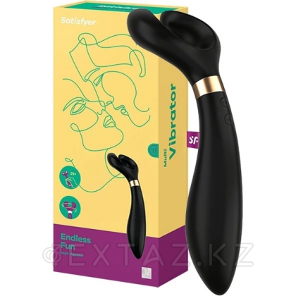 Многофункциональный вибромассажёр Satisfyer Endless Fun black от sex shop Extaz