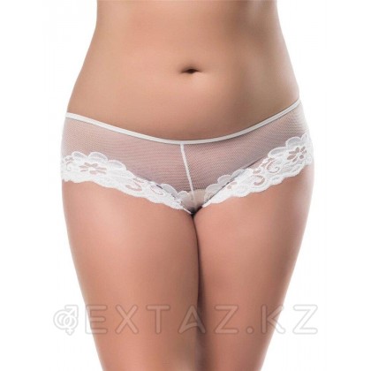 Трусики White Floral (белый, размер XL-2XL) от sex shop Extaz