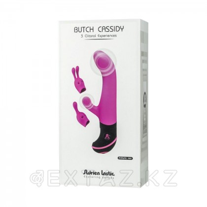 Вибратор-кролик с насадками Butch Cassidy от Adrien Lastic (17,8 *3,6 см.) от sex shop Extaz фото 5