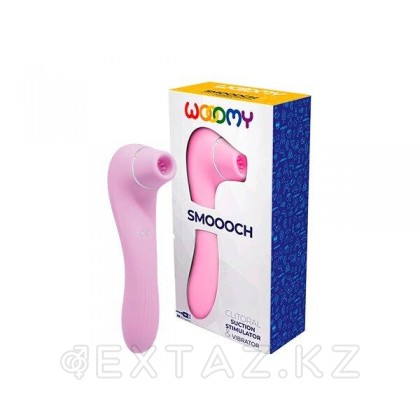 Клиторальный стимулятор Smoooch розовый от WOOOMY от sex shop Extaz