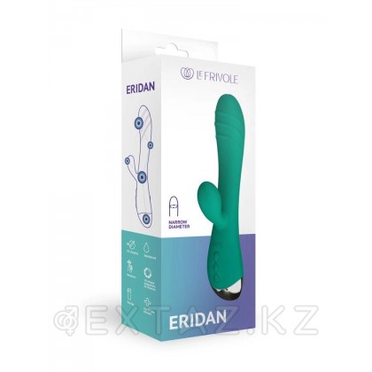 Вибратор кролик Eridan, цвет хвойный зеленый (SOLAR) от sex shop Extaz фото 2