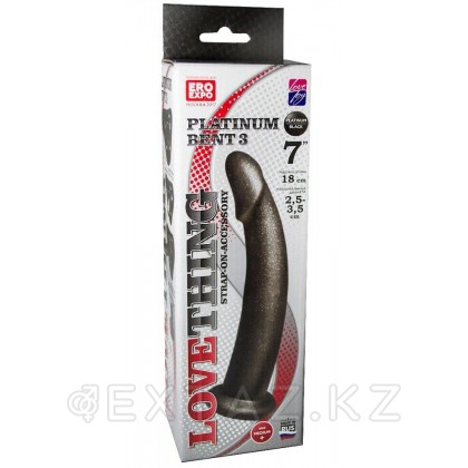 PLATINUM BENT 3 насадка-плаг в коробке от sex shop Extaz фото 2