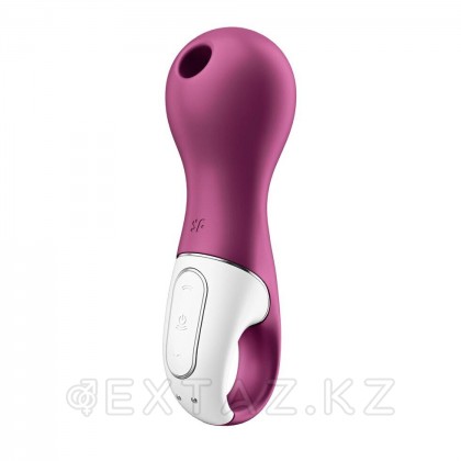 Вакуумный стимулятор клитора с вибрацией Satisfyer Lucky Libra ягодный от sex shop Extaz