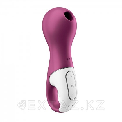 Вакуумный стимулятор клитора с вибрацией Satisfyer Lucky Libra ягодный от sex shop Extaz фото 8