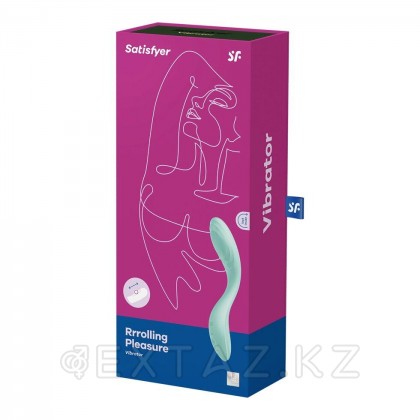 Вибратор с стимуляцией точки G Satisfyer Rrrolling Pleasure ментоловый от sex shop Extaz фото 4