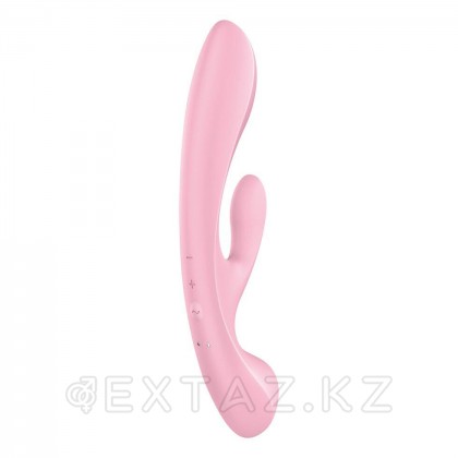 Вибратор-кролик Satisfyer Triple Oh розовый от sex shop Extaz фото 5