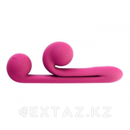 Вибромассажер для двойной стимуляции Snail Vibe розовый от sex shop Extaz фото 6