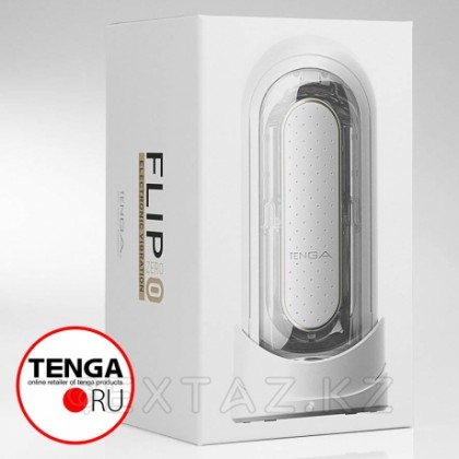 TENGA Мастурбатор Flip Zero с вибрацией белый от sex shop Extaz фото 7