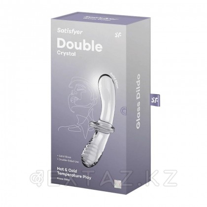 Стеклянный фаллоимитатор Satisfyer Double Crystal прозрачный от sex shop Extaz фото 7