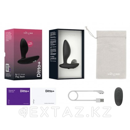 Анальная пробка для ношения We-Vibe Ditto+ черная от sex shop Extaz фото 12