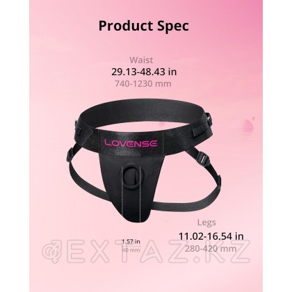 Ремешок для страпона Lovense Harness (совместим со страпоном Lapis Lovense) от sex shop Extaz фото 7