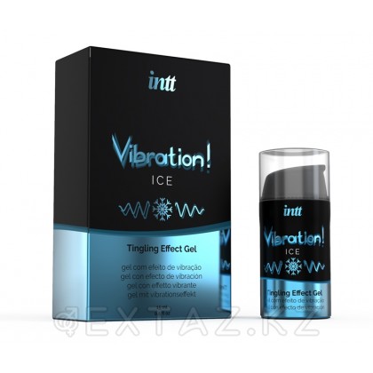 Intt Vibration Ice - Жидкий интимный гель с эффектом вибрации 15 мл. от sex shop Extaz