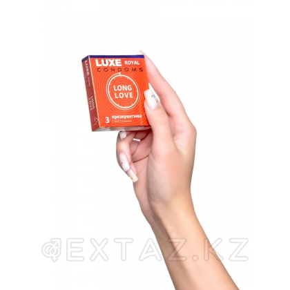 Презервативы LUXE ROYAL Long Love гладкие, продлевающие с добавлением анестетика 3 шт. от sex shop Extaz фото 2