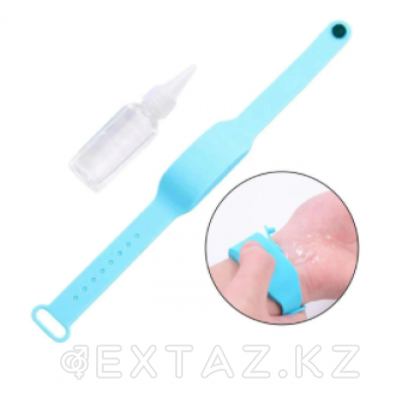 Антисептический браслет для рук с дозатором - белый от sex shop Extaz фото 4