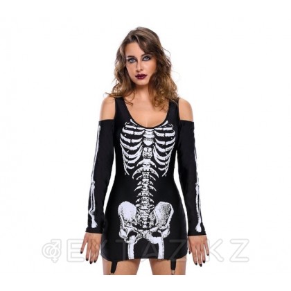 Платье на хеллоуин «Скелет» размер S от sex shop Extaz фото 2