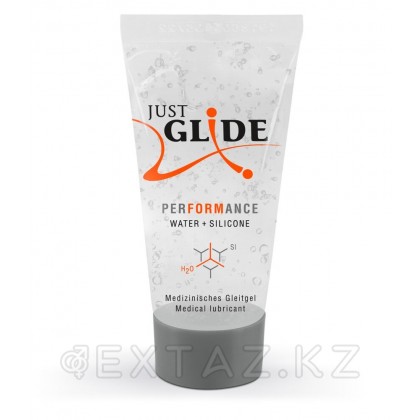 Водно-силиконовая смазка Just Glide Performance 20 мл. от sex shop Extaz