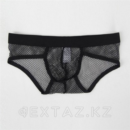 Плавки мужские черные в сетку (размер S) от sex shop Extaz фото 5