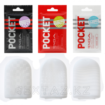 TENGA Pocket Мастурбатор Block Edge от sex shop Extaz фото 2