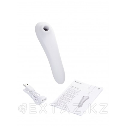 Вакуумно-волновой стимулятор клитора Satisfyer Dual Pleasure white от sex shop Extaz фото 9