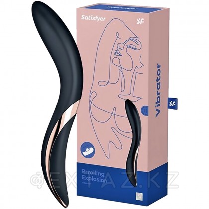 Вибратор точки G Rrrolling Explosion Satisfyer черный от sex shop Extaz фото 5