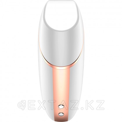 Вакуумный клиторальный стимулятор с вибрацией Satisfyer Love triangle white от sex shop Extaz фото 3