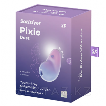 Клиторальный стимулятор Satisfyer Pixie Dust (воздушная стимуляция + вибрация) розово-голубой от sex shop Extaz фото 5