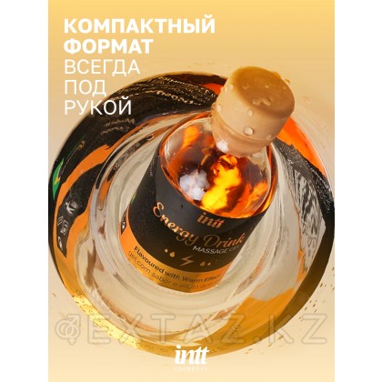 Intt Energy Drink Massage Gel - Съедобный массажный гель для интимных зон, 30 мл от sex shop Extaz фото 3