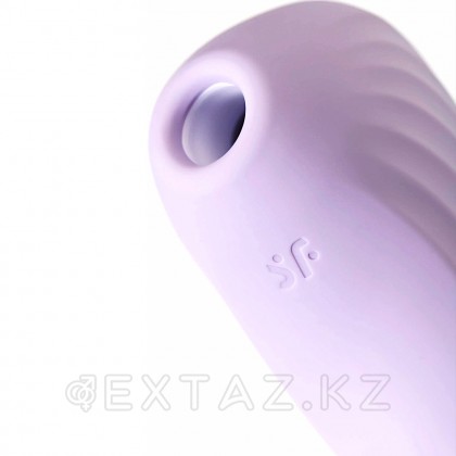 Вакуумный клиторальный стимулятор с вибрацией Pearl Diver Satisfyer сиреневый от sex shop Extaz фото 7