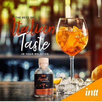 Intt Aperol Massage Gel - Съедобный гель для интимного массажа, 30 мл (Апероль) от sex shop Extaz фото 3