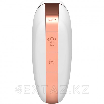 Вакуумный клиторальный стимулятор с вибрацией Satisfyer Love triangle white от sex shop Extaz фото 10