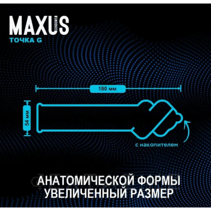 Презервативы гладкие, двойная спираль MAXUS G Spot 15 шт. от sex shop Extaz фото 2