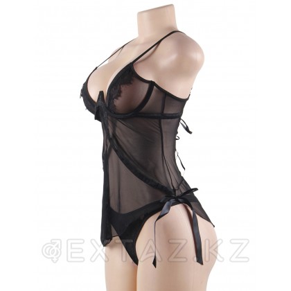 Бэби долл Elegant Black (XL) от sex shop Extaz фото 8