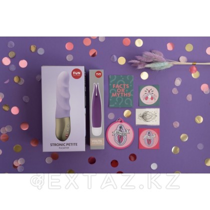 Набор: пульсатор + вибратор Fun factory CLIT KIT PETITE лиловый  от sex shop Extaz фото 2