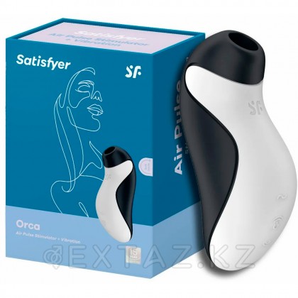 Вакуумный стимулятор клитора с вибрацией Satisfyer Orca от sex shop Extaz фото 6