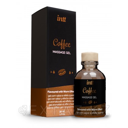 Intt Coffee Massage Gel - Съедобный гель для интимного массажа, 30 мл (кофе) от sex shop Extaz фото 9