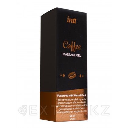 Intt Coffee Massage Gel - Съедобный гель для интимного массажа, 30 мл (кофе) от sex shop Extaz фото 10