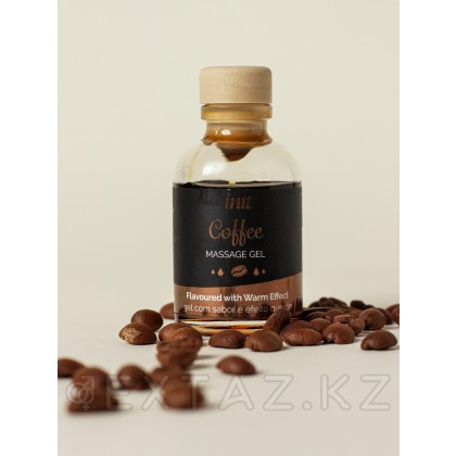 Intt Coffee Massage Gel - Съедобный гель для интимного массажа, 30 мл (кофе) от sex shop Extaz фото 8