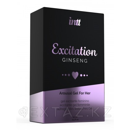 Intt Excitation - возбуждающий гель с женьшенем для женщин, 15 мл от sex shop Extaz фото 8