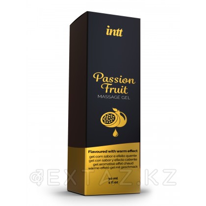 Intt Passion Fruit Massage Gel - Съедобный гель для интимного массажа, 30 мл (маракуйя) от sex shop Extaz фото 7