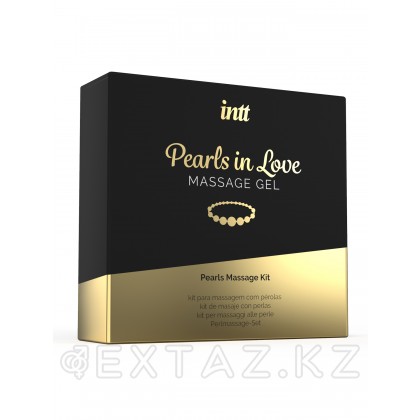 Intt Pearls in Love - набор для интимного массажа с жемчужным ожерельем, 15 мл от sex shop Extaz фото 9