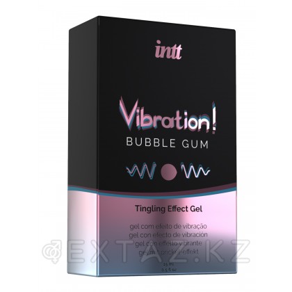 Жидкий интимный гель с эффектом вибрации Bubble Gum, 15 мл от sex shop Extaz фото 6