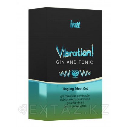 Gin & Tonic - Жидкий интимный гель с эффектом вибрации , 15 мл от sex shop Extaz фото 6