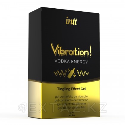 Возбуждающий гель с эффектом вибрации Vibration! Vodka energy (15 мл.) от INTT от sex shop Extaz фото 8