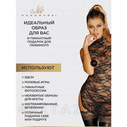 Noir Handmade - Кружевное мини-платье, S (черный) от sex shop Extaz фото 2