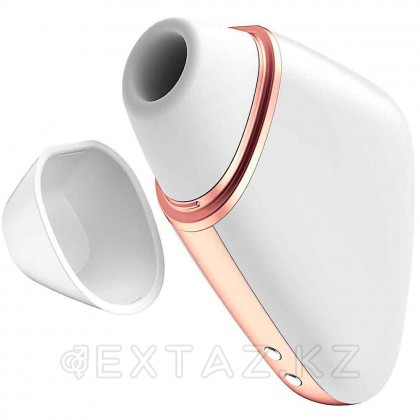 Вакуумный клиторальный стимулятор с вибрацией Satisfyer Love triangle white от sex shop Extaz