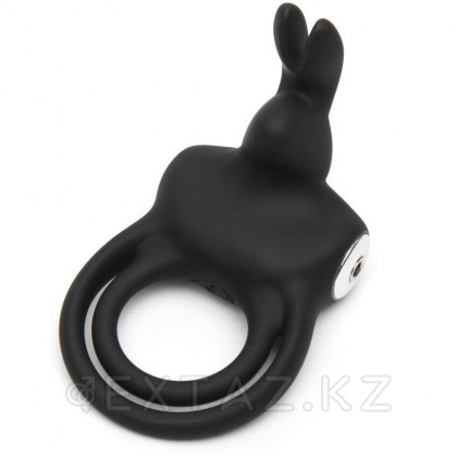 Вибронасадка с кольцом Happy Rabbit Cock Ring черная от sex shop Extaz