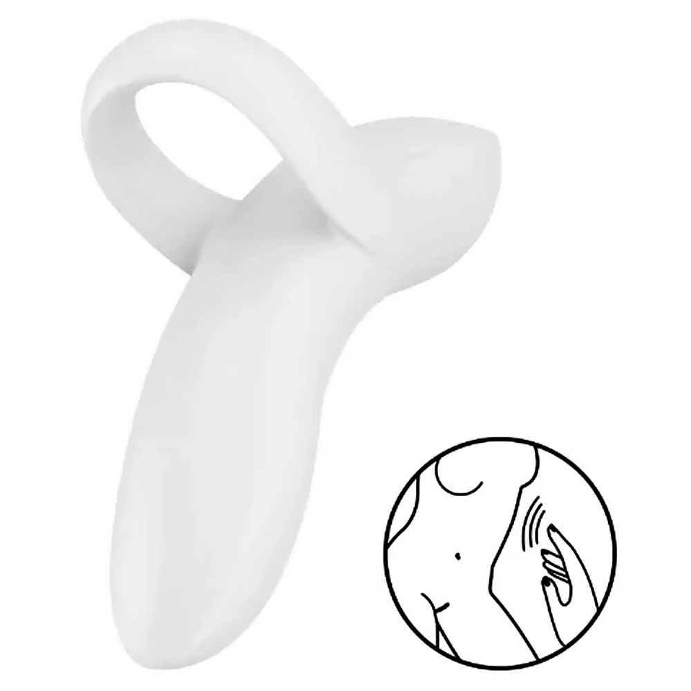 Вибратор на палец Satisfyer Bold Lover белый